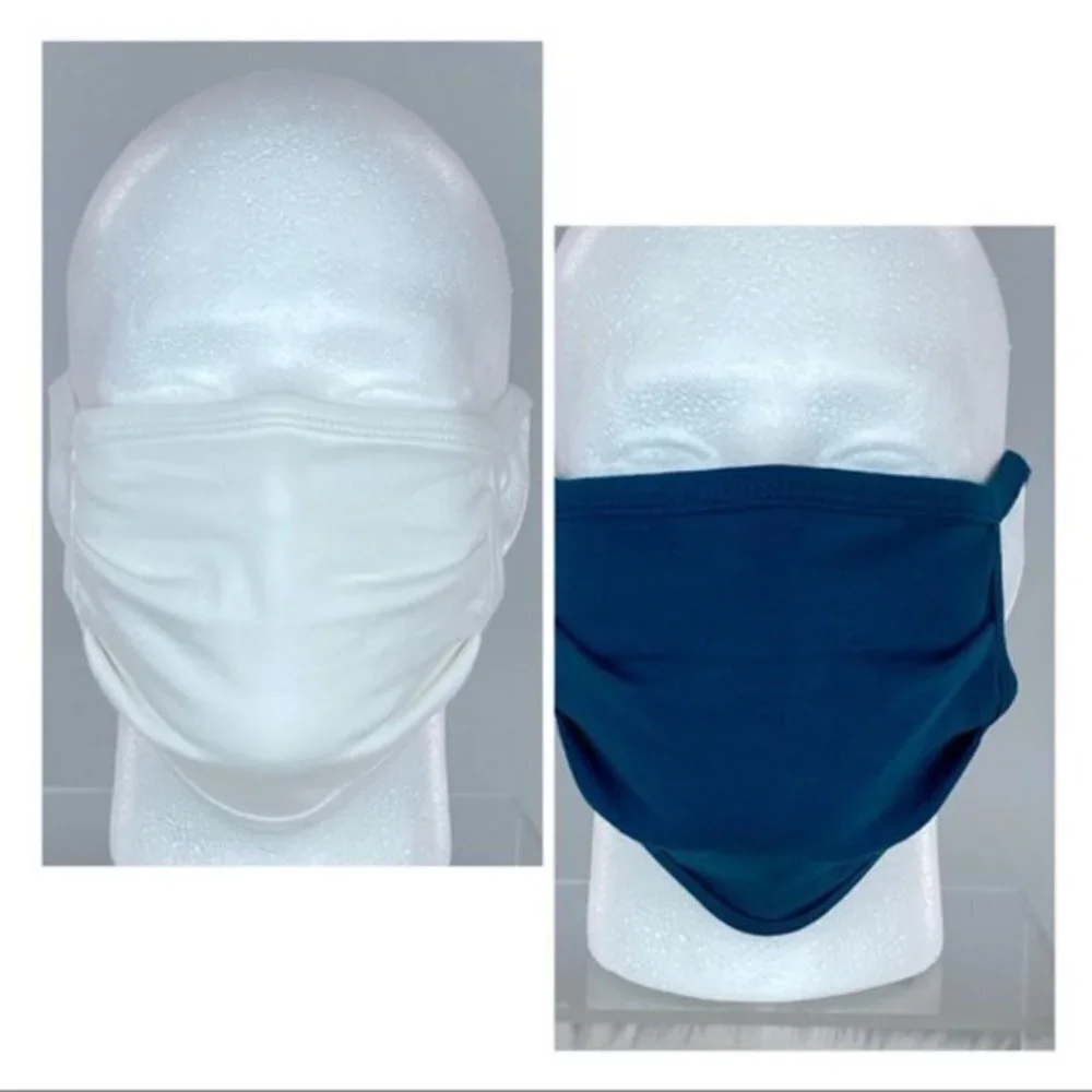 WASHABLE POLY & COTTON MASK New In Package • 27 P